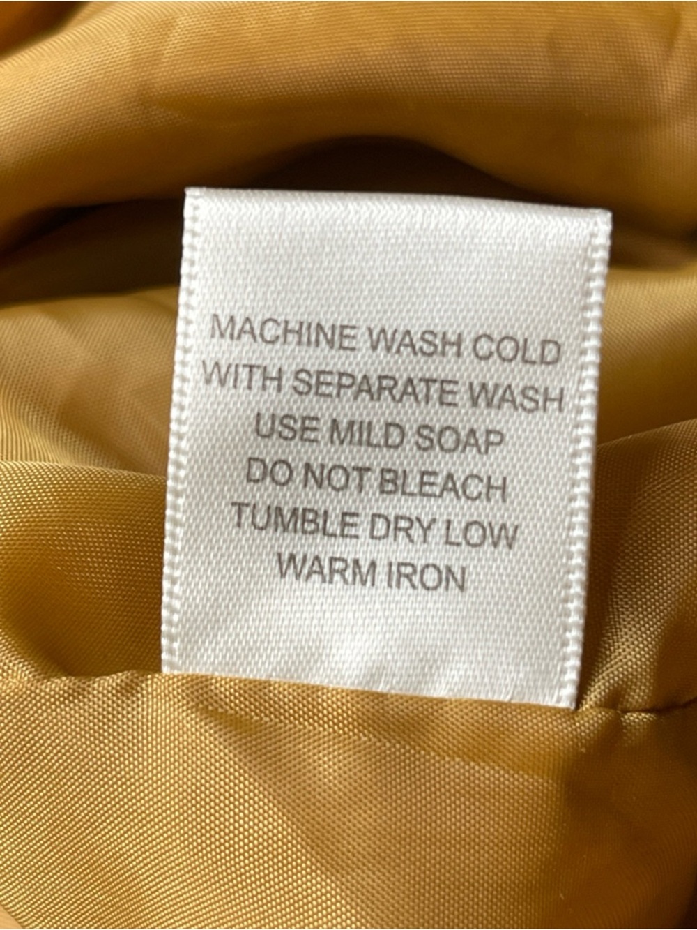 Outer Edge Womens L Mustard Yellow Hooded Utility Anorak Jacket Drawstring - Picture 10 of 10